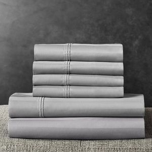 NWT Member's Mark 700-Thread-Count Striped Egyptian Cotton Split King Sheets
